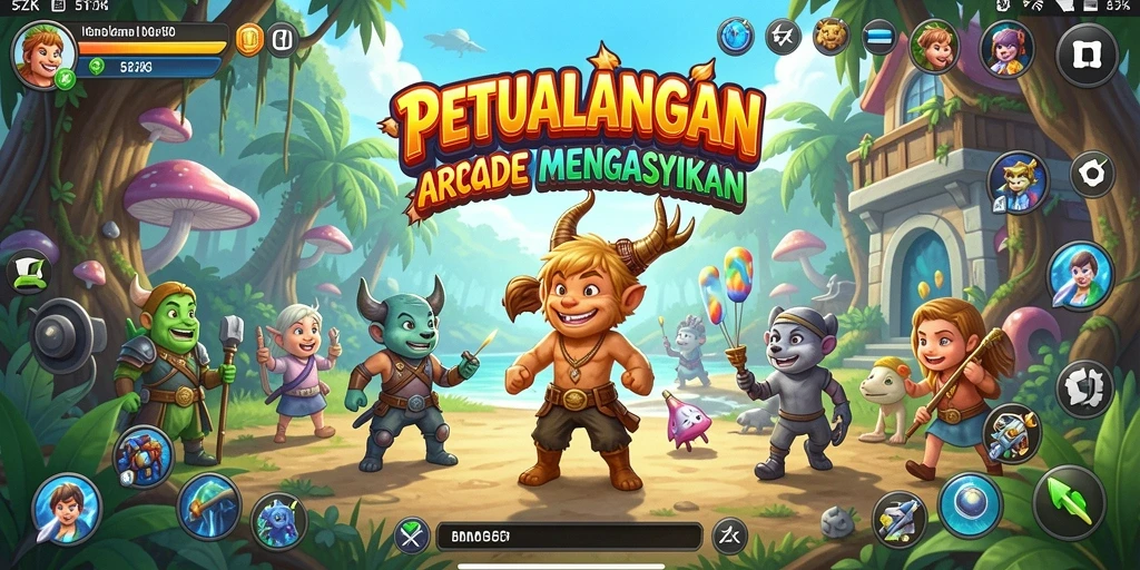 Tampilan menarik dari gameplay seru 5ZK yang menghibur.