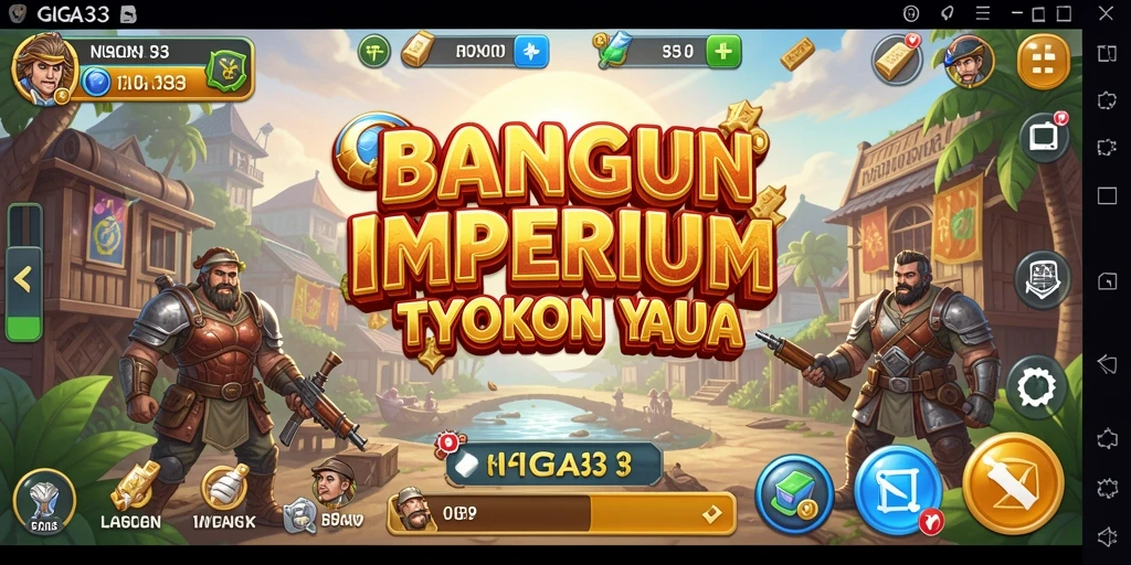 Tampilan aksi seru di GIGA33, merasakan ketegangan menjadi tycoon.