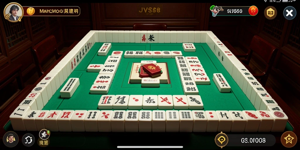 Screenshot JVS88 menampilkan gameplay Mahjong yang seru dan interaktif.