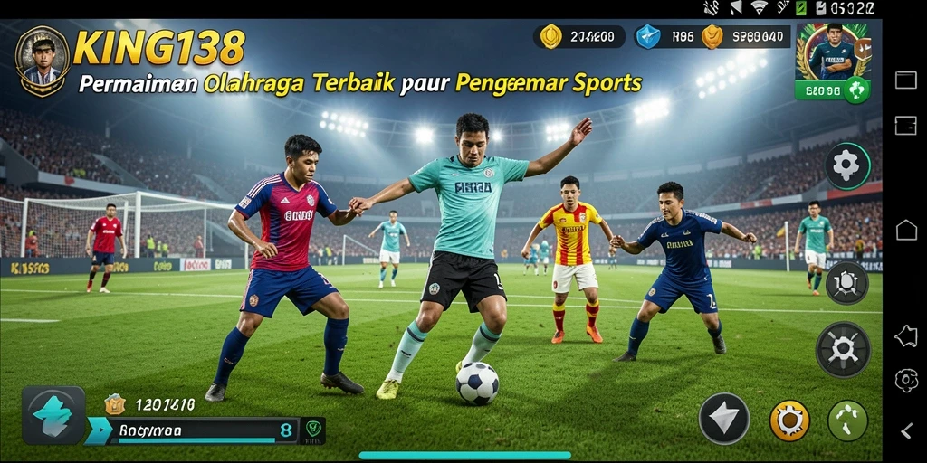 Tampilan menarik dari gameplay KING138 yang penuh aksi olahraga.