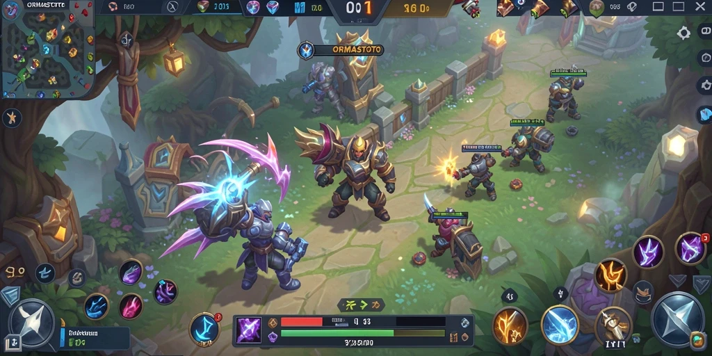 Tampilan menarik dari pertempuran MOBA di ORMASTOTO.