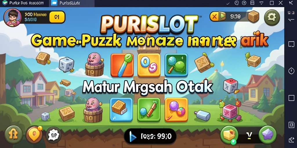 Tampilan gameplay PURISLOT yang menantang dan menarik.