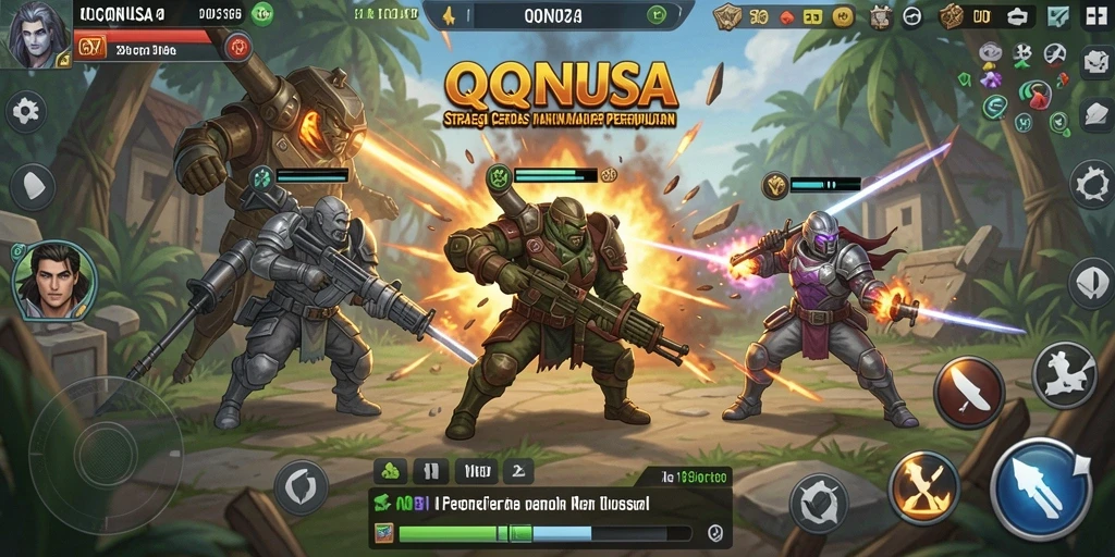 Tampilan menakjubkan dari gameplay QQNUSA dalam aksi.