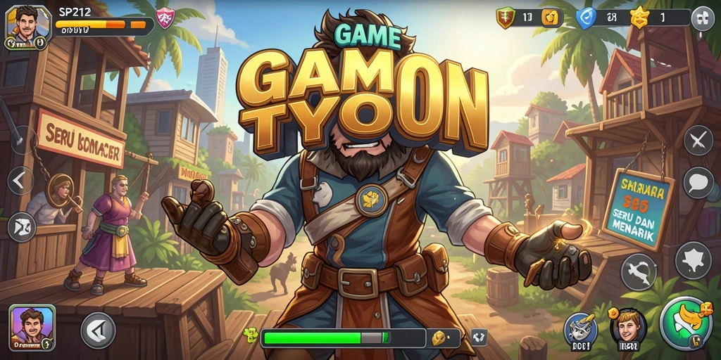 Menampilkan gameplay menarik dari SP212 di dunia Tycoon.